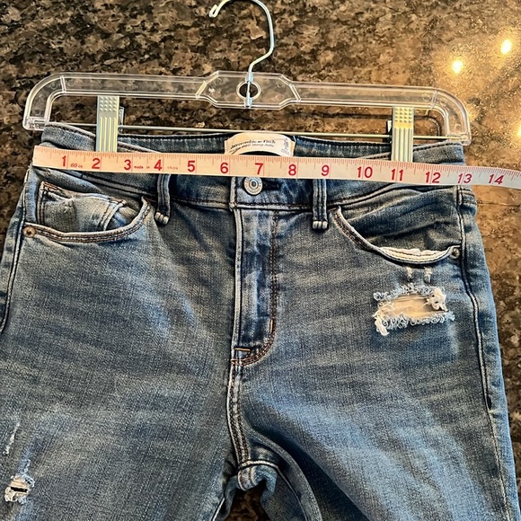 Abercrombie & Fitch distress ankle jeans 26 EUC - Picture 8 of 10